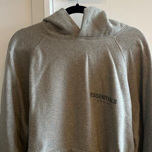 Fear of God Essentials Gray Hoodie